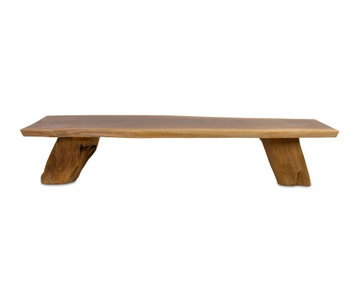 Niski stolik z drewna tekowego – 103 cm