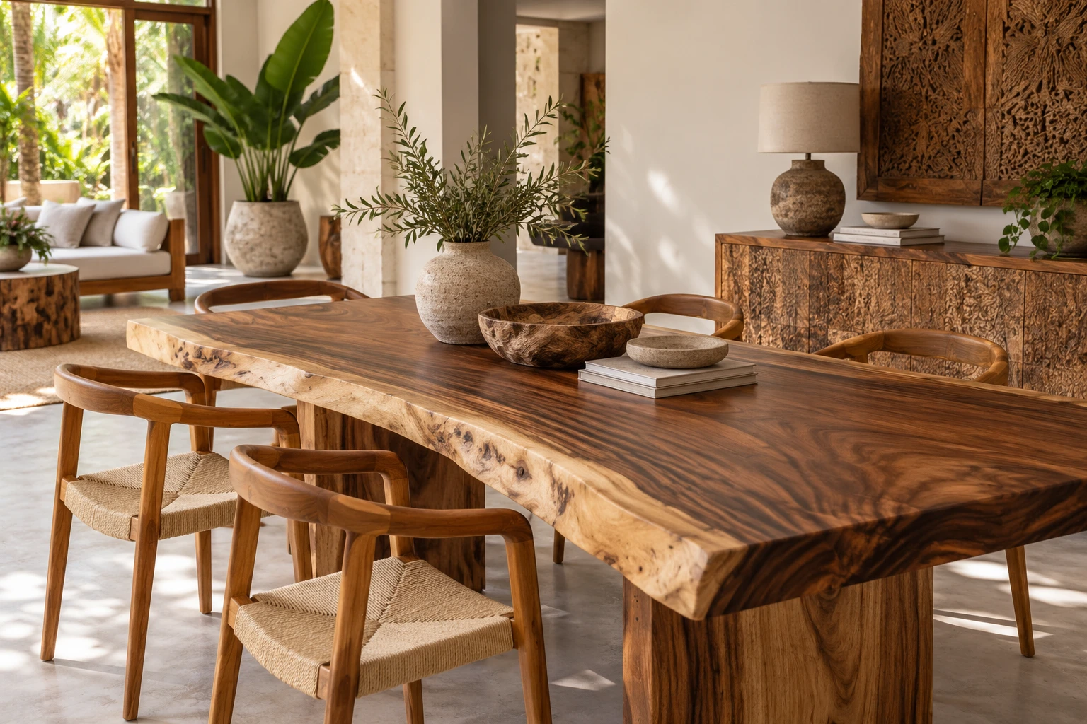 Drewno egzotyczne do wnętrz – teak, suar i mango